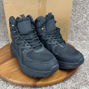 Orthocomfoot Men's Size 11.5 Orthopedic Wide Waterproof Hiking Boots Mid Ankle